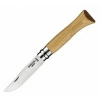 Нож Opinel №6, нержавеющая сталь, дубовая рукоять в картонной коробке, 002024 Нож Opinel №6, нержавеющая сталь, дубовая рукоять в картонной коробке, 002024