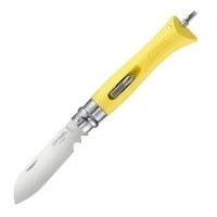 Нож Opinel №09 DIY, нержавеющая сталь, сменные биты, желтый, блистер (2138), 002138 Нож Opinel №09 DIY, нержавеющая сталь, сменные биты, желтый, блистер (2138), 002138
