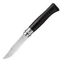 Нож Opinel №8, нержавеющая сталь, рукоять эбеновое дерево, подарочная упаковка, 001352 Нож Opinel №8, нержавеющая сталь, рукоять эбеновое дерево, подарочная упаковка, 001352