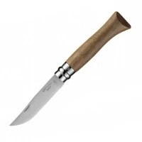 Нож Opinel №6, нержавеющая сталь, ореховая рукоять в картонной коробке 002025 Нож Opinel №6, нержавеющая сталь, ореховая рукоять в картонной коробке 002025