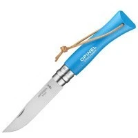 Нож Opinel №7 Trekking нержавеющая сталь, голубой, 002206 Нож Opinel №7 Trekking нержавеющая сталь, голубой, 002206
