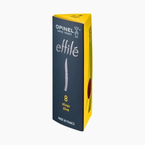 Нож филейный Opinel №8, нержавеющая сталь, рукоять оливковое дерево Нож филейный Opinel №8, нержавеющая сталь, рукоять оливковое дерево