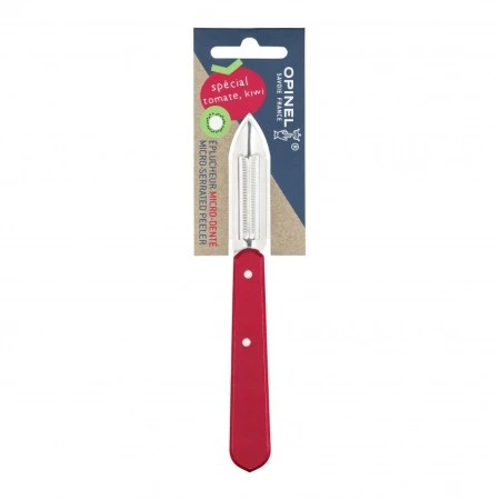 Нож для чистки овощей Opinel №115, деревян. рукоять, нерж. сталь, красный, коробка, 002135