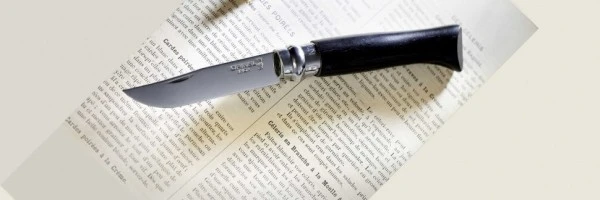 Нож Opinel №8, нержавеющая сталь, рукоять эбеновое дерево, подарочная упаковка, 001352 Нож Opinel №8, нержавеющая сталь, рукоять эбеновое дерево, подарочная упаковка, 001352