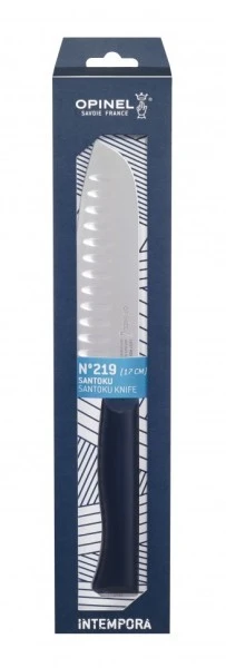 Нож шеф-повара Opinel №219, Santoku, пластиковая ручка, нерж, сталь. 002219 Нож шеф-повара Opinel №219, Santoku, пластиковая ручка, нерж, сталь. 002219