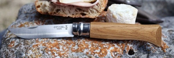 Нож Opinel №8, нержавеющая сталь, дубовая рукоять в картонной коробке, 002021 Нож Opinel №8, нержавеющая сталь, дубовая рукоять в картонной коробке, 002021