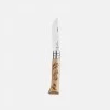 Нож Opinel №8 Alpine adventures, нержавеющая сталь, рукоять бук, гравировка лыжи