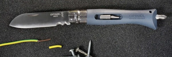 Нож Opinel №09 DIY, нержавеющая сталь, сменные биты, серый, 001792 Нож Opinel №09 DIY, нержавеющая сталь, сменные биты, серый, 001792