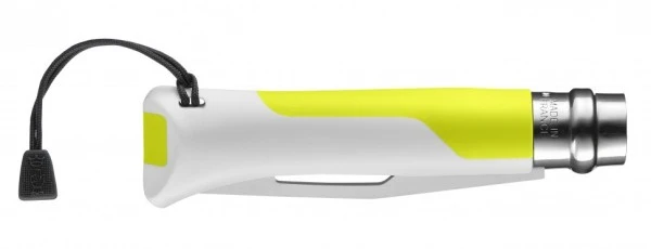 Нож Opinel №8 Fluo Yellow, желтый, 002320 Нож Opinel №8 Fluo Yellow, желтый, 002320