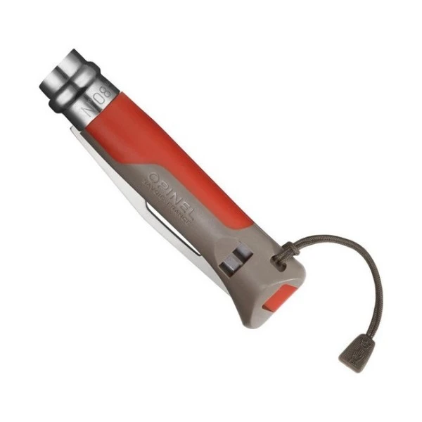 Нож Opinel №8 Outdoor Earth, красный, 001714 Нож Opinel №8 Outdoor Earth, красный, 001714