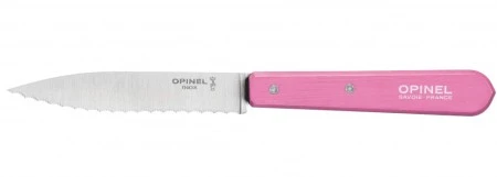 Нож столовый Opinel №113, деревянная рукоять, блистер, нержавеющая сталь, розовый 002036