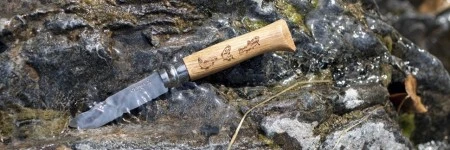 Нож Opinel №8 Animalia, нержавеющая сталь, рукоять дуб, гравировка форель, 001625 Нож Opinel №8 Animalia, нержавеющая сталь, рукоять дуб, гравировка форель, 001625