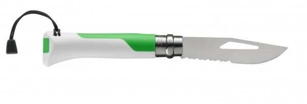 Нож Opinel №8 Fluo Green, зеленый, 002319 Нож Opinel №8 Fluo Green, зеленый, 002319