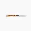 Нож Opinel №10, нержавеющая сталь, рукоять из бука, со штопором