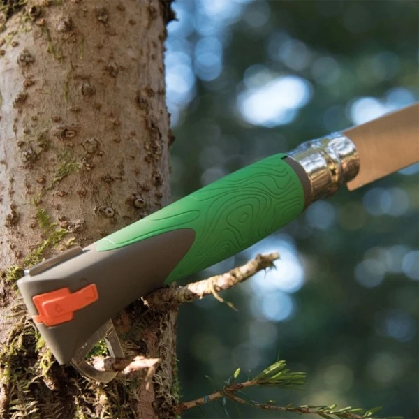 Нож Opinel №12 ExploreTick Remover, зеленый Нож Opinel №12 ExploreTick Remover, зеленый