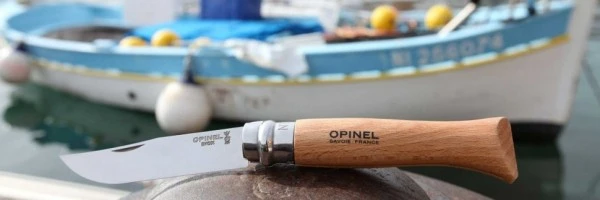 Нож Opinel №7, нержавеющая сталь, рукоять из бука, блистер, 000654 Нож Opinel №7, нержавеющая сталь, рукоять из бука, блистер, 000654