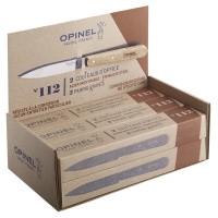 Набор Opinel из двух ножей N°112, нержавеющая сталь, для очистки овощей. 001223