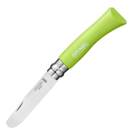 Нож Opinel №7 My First Opinel, зеленый, блистер, 001971