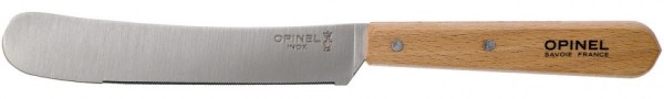 Нож столовый Opinel, деревянная рукоять, блистер, нержавеющая сталь, 002175 Нож столовый Opinel, деревянная рукоять, блистер, нержавеющая сталь, 002175