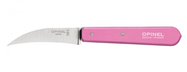 Нож столовый Opinel №114, деревянная рукоять, блистер, нержавеющая сталь, розовый 002037 Нож столовый Opinel №114, деревянная рукоять, блистер, нержавеющая сталь, розовый 002037