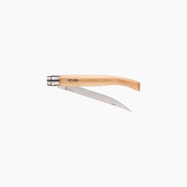Нож филейный Opinel №15, нержавеющая сталь, рукоять из дерева бука Нож филейный Opinel №15, нержавеющая сталь, рукоять из дерева бука