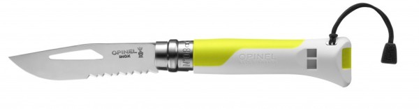 Нож Opinel №8 Fluo Yellow, желтый, 002320 Нож Opinel №8 Fluo Yellow, желтый, 002320