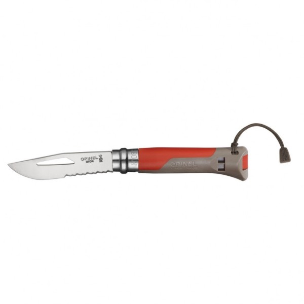 Нож Opinel №8 Outdoor Earth, красный, 001714 Нож Opinel №8 Outdoor Earth, красный, 001714