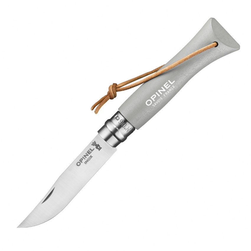 Нож Opinel №6 Trekking, нержавеющая сталь, серый