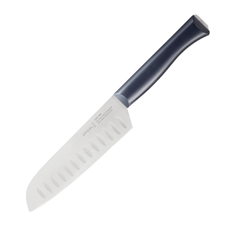 Нож шеф-повара Opinel №219, Santoku, деревянная ручка, нерж, сталь. 002219
