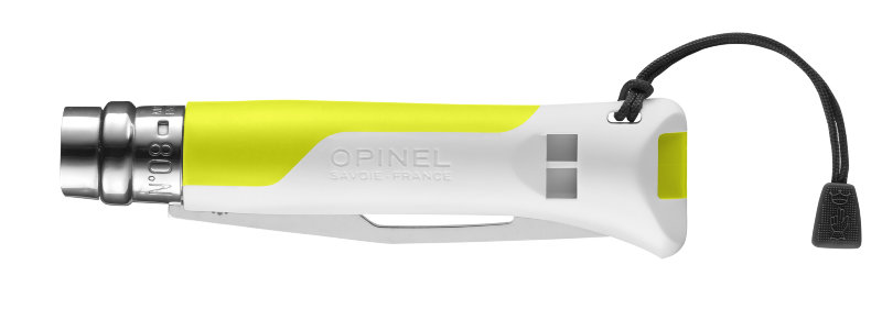 Нож Opinel №8 Fluo Yellow, желтый, 002320