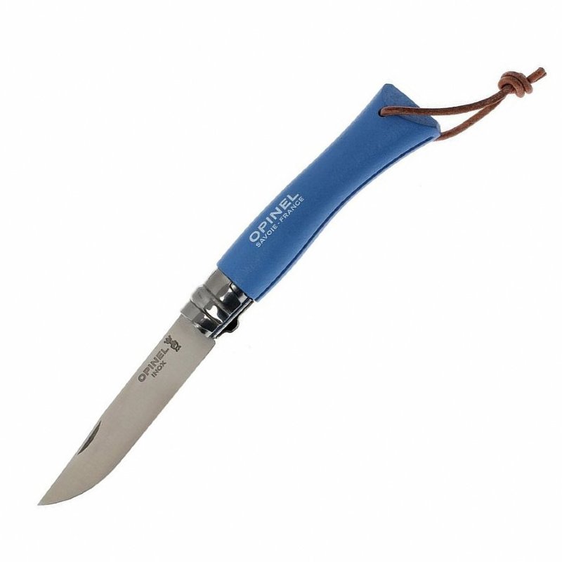Набор-дисплей 60 шт: нож Opinel №7, нержавеющая сталь (голубой, оранжевый, зеленый, фиолетовый)
