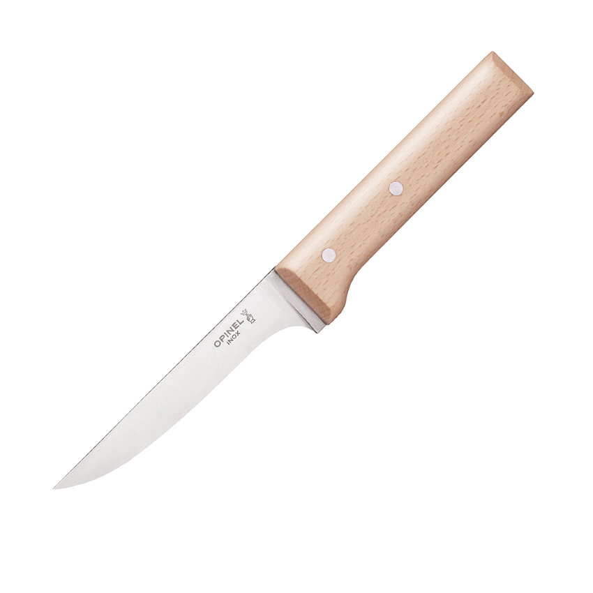 Нож разделочный для мяса и курицы Opinel №122, деревянная рукоять, нержавеющая сталь, 001822