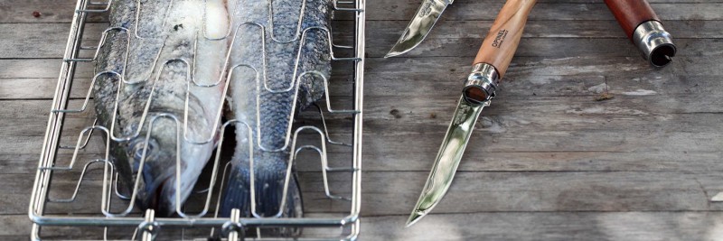 Нож филейный Opinel №10,  нержавеющая сталь, рукоять из дерева бука